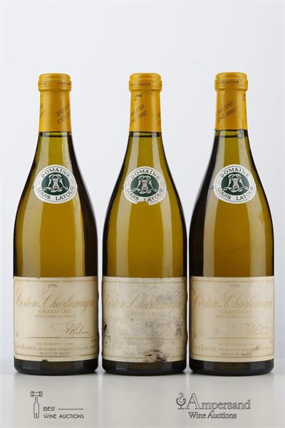 CORTON CHARLEMAGNE 1996 - Louis Latour - 3 Bottles