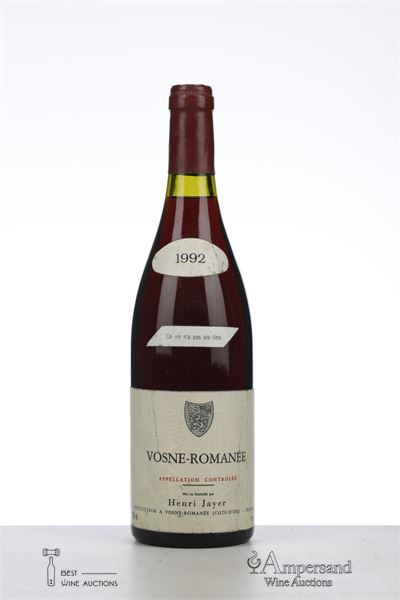 VOSNE ROMANEE 1992 - Henri Jayer - 1 Bottle
