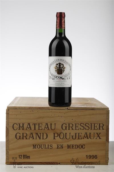 GRESSIER GRAND POUJEAUX 1996 - Mc - 12 Bottles - Owc 12