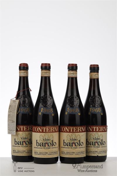 BAROLO 1968 - Conterno Giacomo - 4 Bottles
