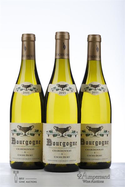 BOURGOGNE CHARDONNAY 2021 - Coche Dury - 3 Bottles