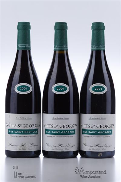 NUITS ST GEORGES LES ST GEORGES 2001 - Henri Gouges - 3 Bottles