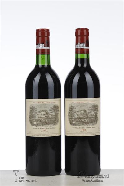 LAFITE ROTHSCHILD 1991 - Mc - 2 Bottles