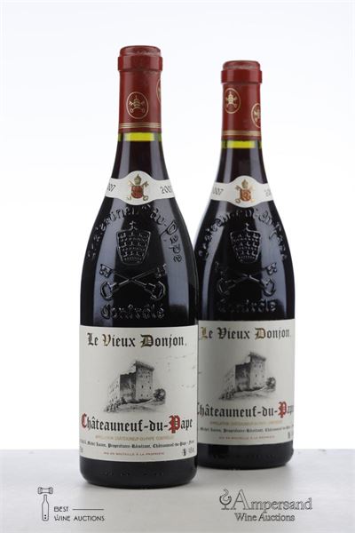 CHATEAUNEUF DU PAPE LE VIEUX DONJON 2007 - Vieux Donjon - 2 Bottles
