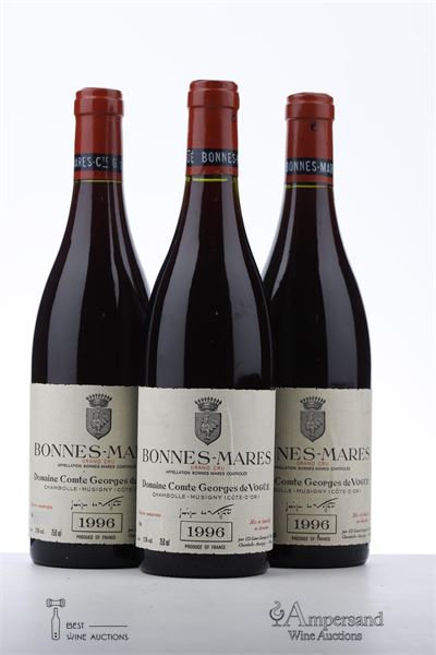 BONNES MARES 1996 - Comte de Vogue - 3 Bottles