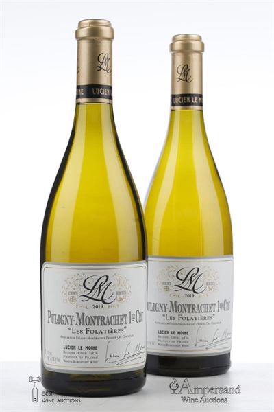 PULIGNY MONTRACHET LES FOLATIERES 2019 - Lucien Le Moine - 2 Bottles