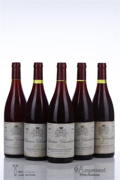 CHARMES CHAMBERTIN 1988 - Charlopin - 5 Bottles