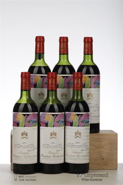 MOUTON ROTHSCHILD 1975 - Mc - 6 Bottles - Owc 6