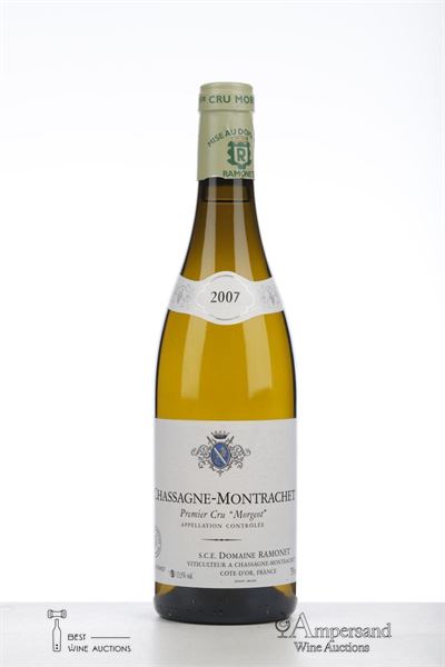 CHASSAGNE MONTRACHET BLANC MORGEOT 2007 - Ramonet - 1 Bottle