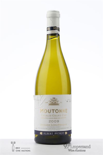 CHABLIS MOUTONNE 2009 - Albert Bichot Domaine Long Depaquit - 1 Bottle