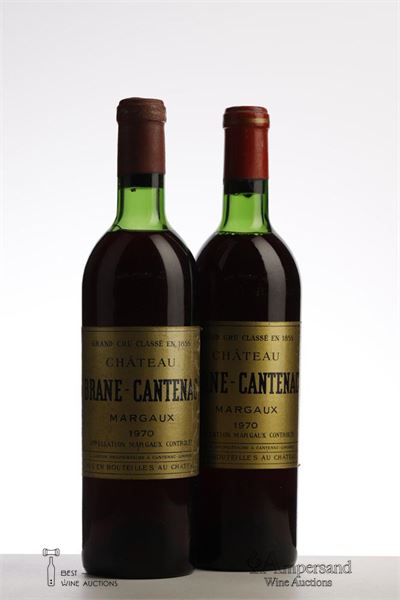 BRANE CANTENAC 1970 - Mc - 2 Bottles