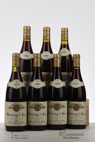 VOLNAY 1ER CRU 1988 - Michel Lafarge - 7 Bottles