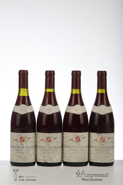 CHASSAGNE MONTRACHET CHAMP GAINS 1999 - Jean Marc Morey - 4 Bottles