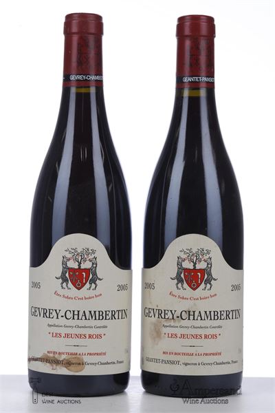 GEVREY CHAMBERTIN LES JEUNES ROIS 2005 - Geantet Pansiot - 2 Bottles