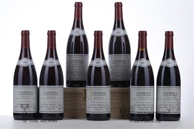 CHAMBERTIN CLOS DE BEZE 2001 - Bruno Clair - 7 Bottles