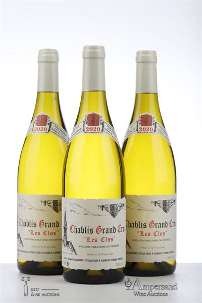 CHABLIS LES CLOS 2020 - Dauvissat - 3 Bottles