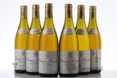 CHASSAGNE MONTRACHET BLANC LES CAILLERETS 1995 - Blain Gagnard - 6 Bottles