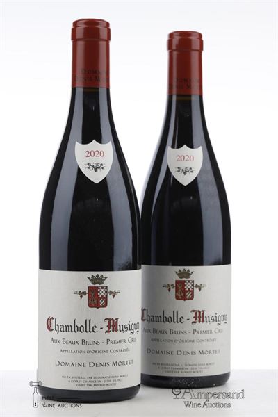 CHAMBOLLE MUSIGNY AUX BEAUX BRUNS 2020 - Denis Mortet - 2 Bottles