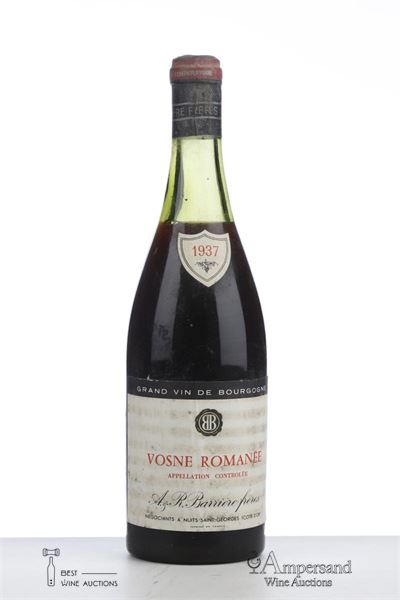 VOSNE ROMANEE 1937 - Barriere - 1 Bottle
