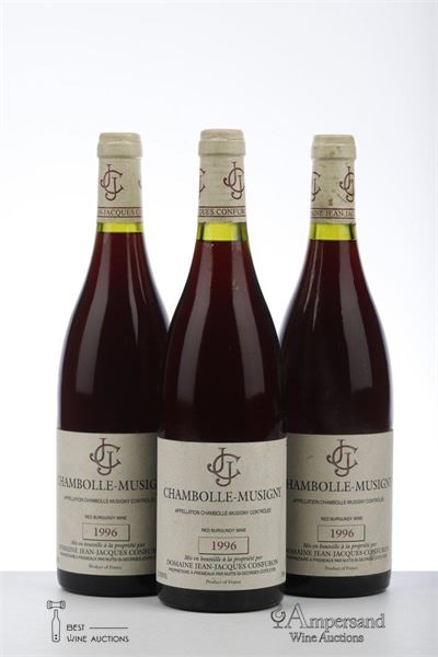 CHAMBOLLE MUSIGNY 1996 - Jean Jacques Confuron - 3 Bottles