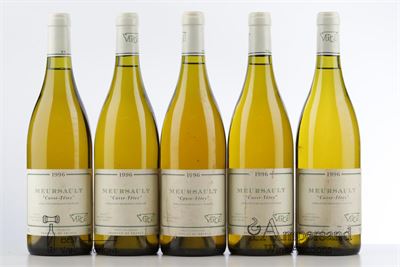 MEURSAULT CASSE TETES 1996 - Verget - 5 Bottles