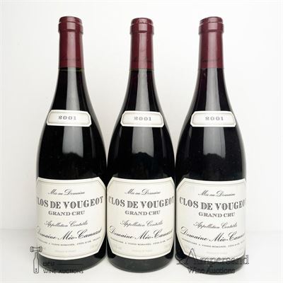 CLOS DE VOUGEOT 2001 - Meo Camuzet - 3 Bottles