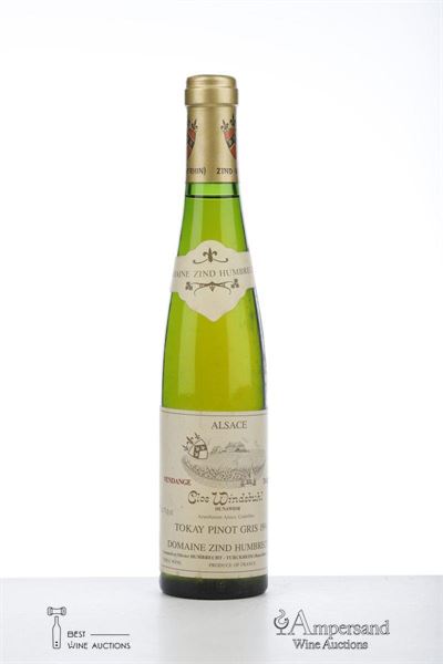 TOKAY PINOT GRIS CLOS WINDSBUHL VENDANGE TARDIVE 1991 - Zind Humbrecht - 1 x 0,375Ltr