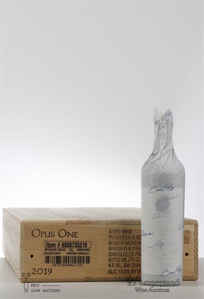 OPUS ONE 2019 - Mondavi/Rothschild - 6 Bottles - Owc 6