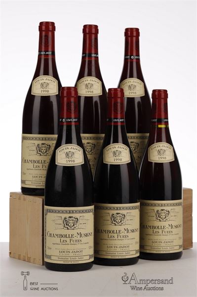 CHAMBOLLE MUSIGNY LES FUEES 1998 - Louis Jadot - 6 Bottles