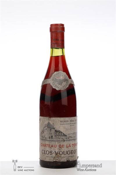 CLOS VOUGEOT 1970 - Morin - Chateau de la Tour - 1 Bottle