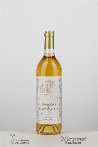 SAUTERNES BARON PHILIPPE DE ROTHSCHILD BARONNE MATHILDE 1994 - Mc - 1 Bottle