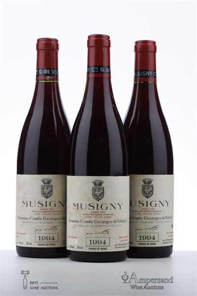 MUSIGNY CUVEE VIEILLES VIGNES 1994 - Comte de Vogue - 3 Bottles