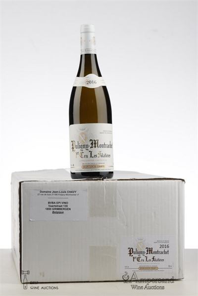 PULIGNY MONTRACHET LES FOLATIERES 2016 - Jean Louis Chavy - 6 Bottles - Oc 6