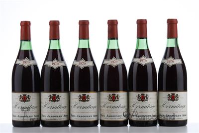 HERMITAGE ROUGE 1970 - Paul Jaboulet - 12 Bottles
