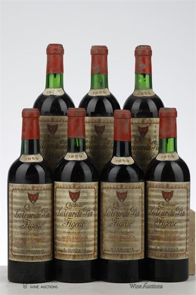 LA TOUR DU PIN FIGEAC 1959 - Moeuix  - 7 Bottles