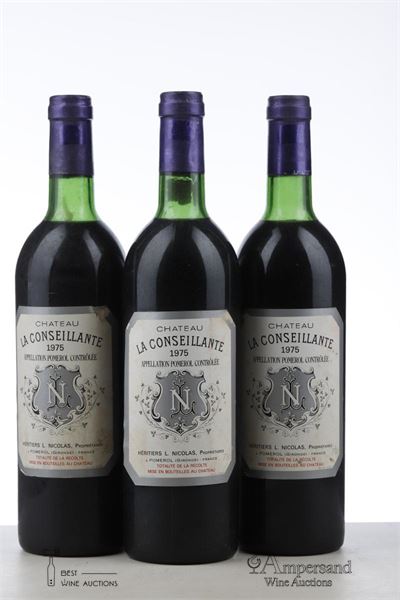 LA CONSEILLANTE 1975 - Mc - 3 Bottles