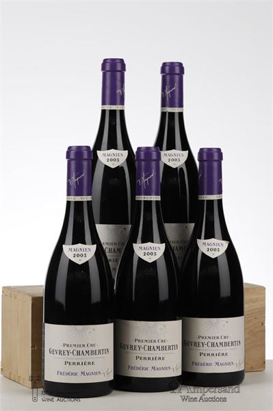 GEVREY CHAMBERTIN PERRIERE 2003 - Frederic Magnien - 5 Bottles