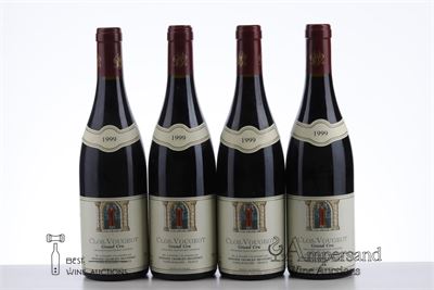 CLOS VOUGEOT 1999 - Georges Mugneret - 4 Bottles