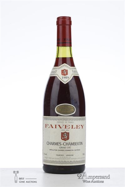 CHARMES CHAMBERTIN 1989 - Faiveley - 1 Bottle