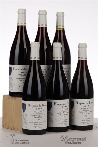 HOSPICES DE BEAUNE VOLNAY CUVEE BLONDEAU 2002 - Louis Moulin - 6 Bottles