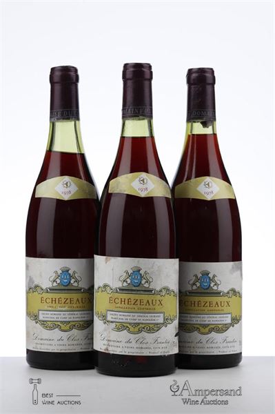 ECHEZEAUX 1978 - Clos Frantin - 3 Bottles
