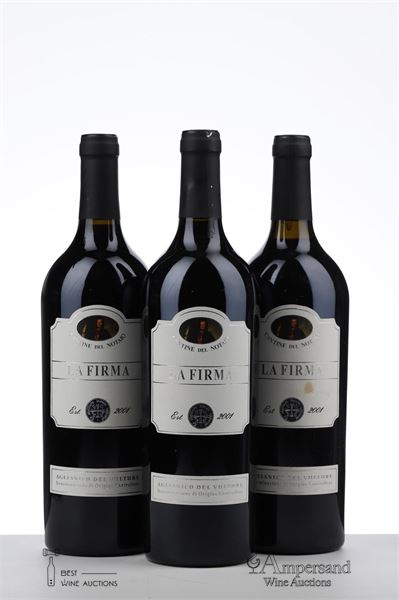 LA FIRMA 2001 - Aglianico del Vulture - 3 Bottles
