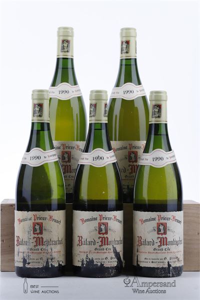 BATARD MONTRACHET 1990 - Prieur Brunet - 5 Bottles