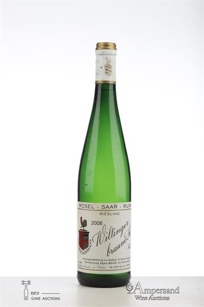 WILTINGER BRAUNE KUPP RIESLING KABINETT 2008 - Egon Muller - 1 Bottle