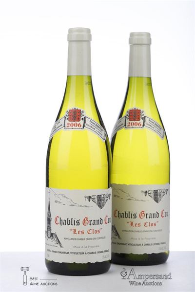 CHABLIS LES CLOS 2006 - Vincent Dauvissat - 2 Bottles