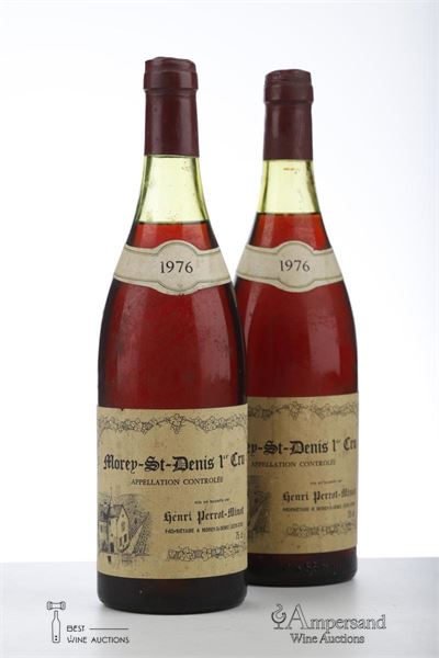 MOREY ST DENIS 1 ER CRU 1976 - Henri Perrot Minot - 2 Bottles