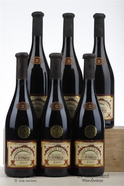 CHINON CLOS DE L'ECHO 3*2005 + 3*2010 - Couly Dutheil - 6 Bottles