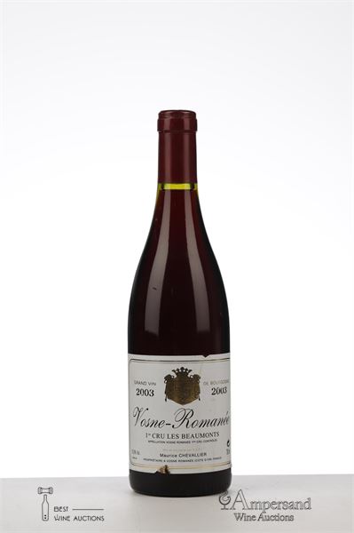 VOSNE ROMANEE LES BEAUMONTS 2003 - Maurice Chevallier - 1 Bottle