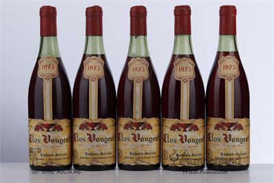 CLOS VOUGEOT 1973 - Cathiard Molinier - 5 Bottles