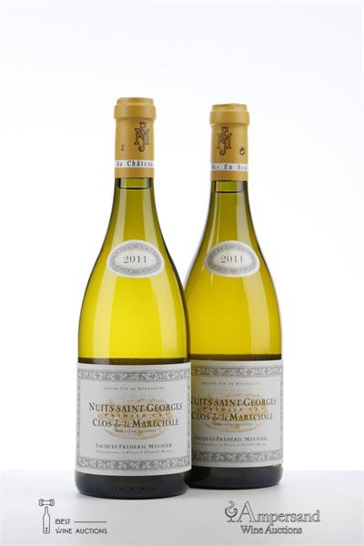 NUITS ST GEORGES BLANC CLOS DE LA MARECHALE 2011 - Jacques Frederic Mugnier - 2 Bottles